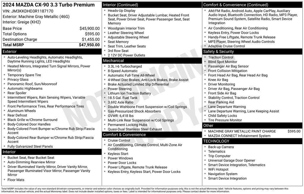 Mazda Cx-90 3.3 Turbo Premium - Thumbnail 4