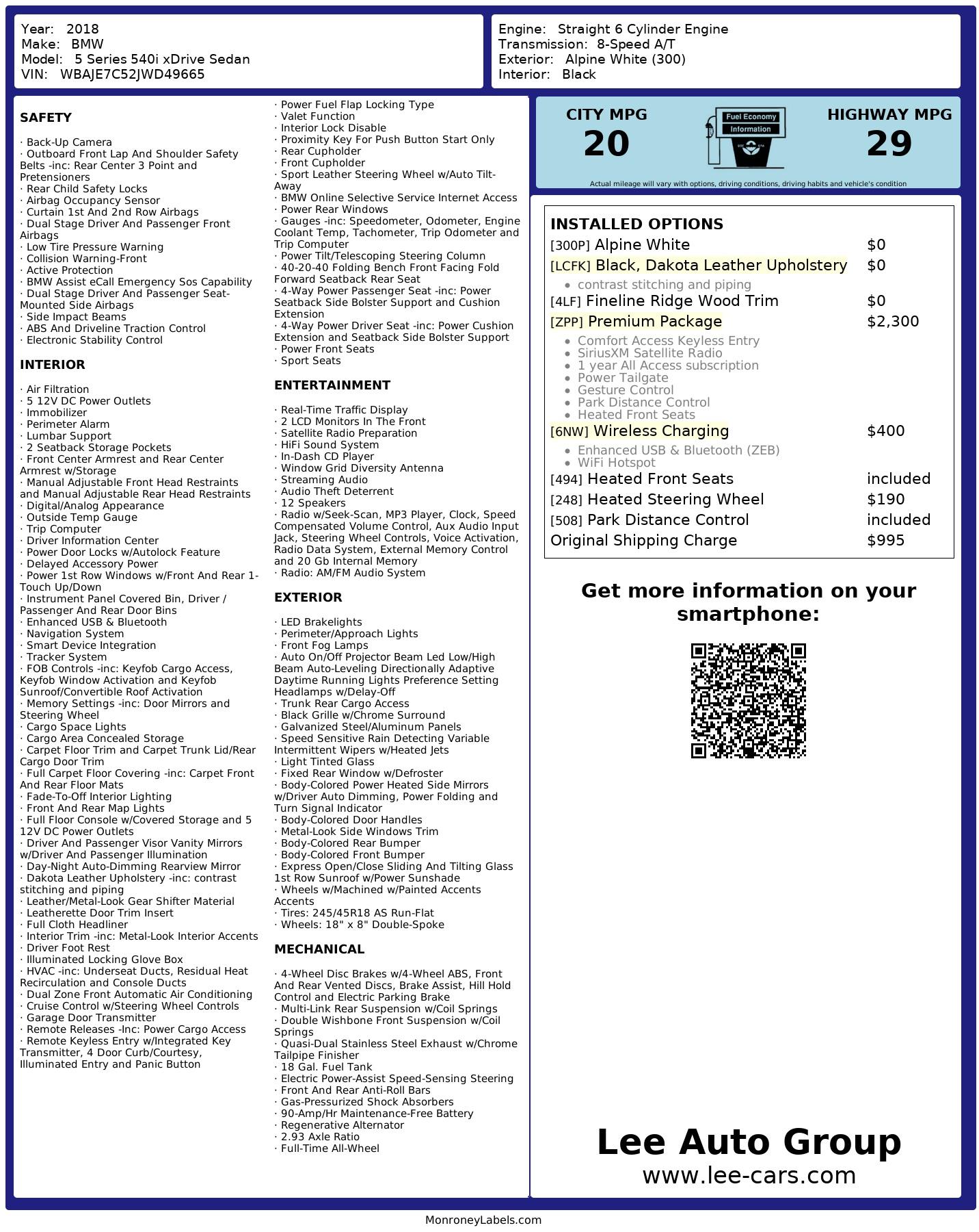 BMW 5 Series 540I Xdrive - Thumbnail 12