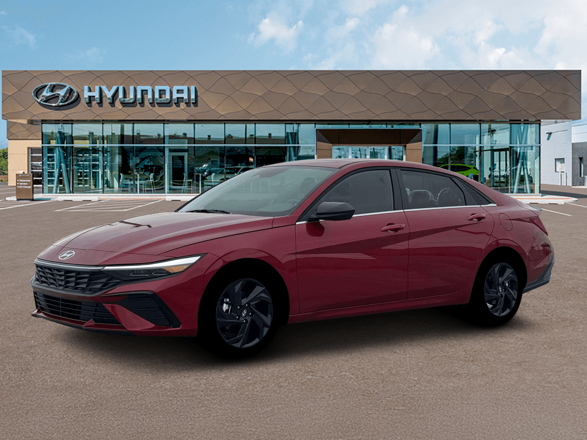Hyundai Elantra Sel Sport Premium Fwd 4D Sedan - Thumbnail 3