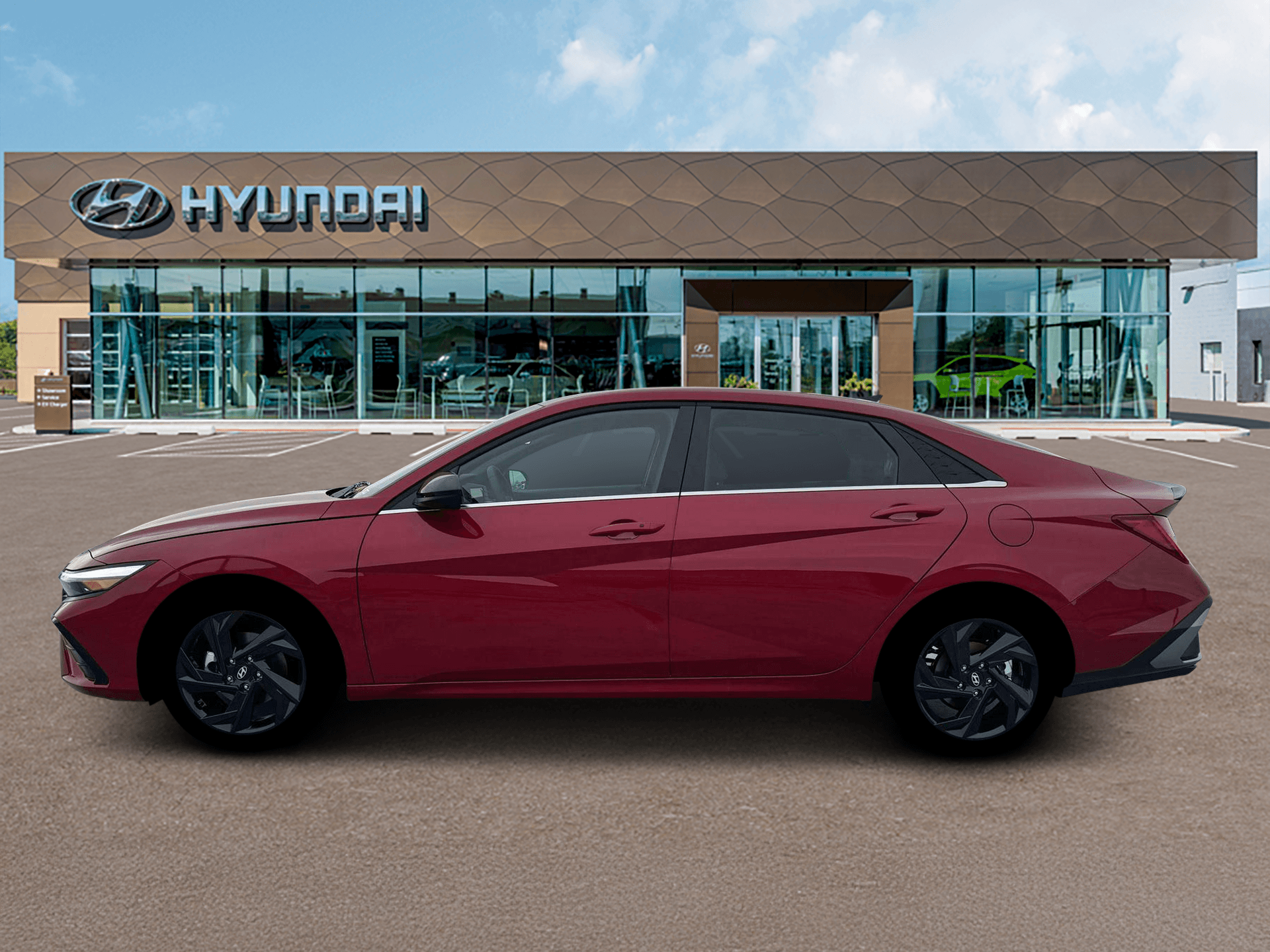 Hyundai Elantra Sel Sport Premium Fwd 4D Sedan - Thumbnail 4