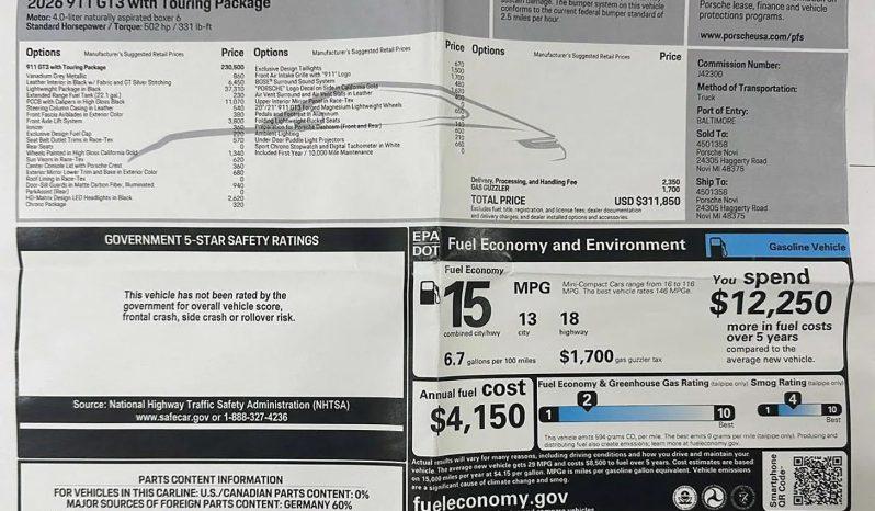 Porsche 911 Gt3 W/Touring Pkg Coupe 2D - Thumbnail 9